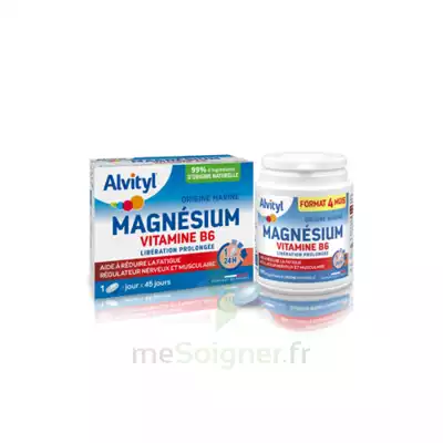 Alvityl Magnésium Vitamine B6 Libération Prolongée Comprimés Lp B/45 à BARENTIN